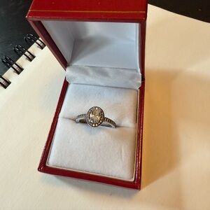 Pandora Silver Oval Statement Ring